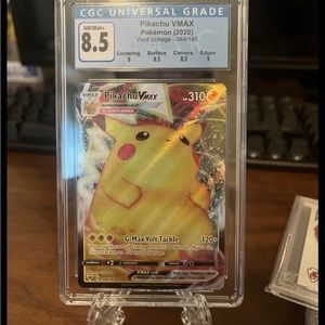 Pokemon TCG Graded Pikachu Vmax with sub grades